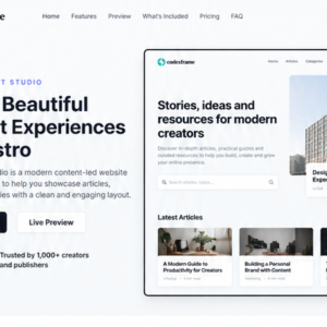 Astro Content Studio