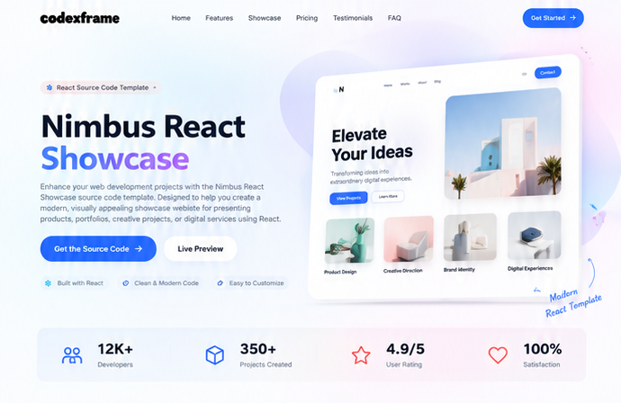 Nimbus React Showcase
