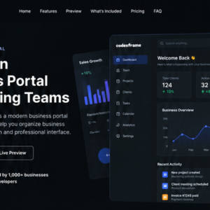 React Business Portal